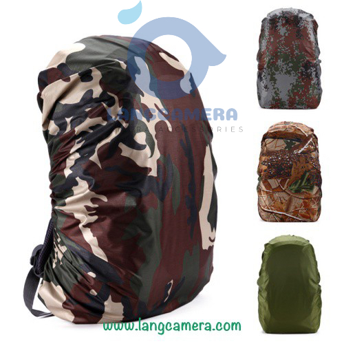 Áo Mưa Chống Nước Cho Balo - Màu rằn ri