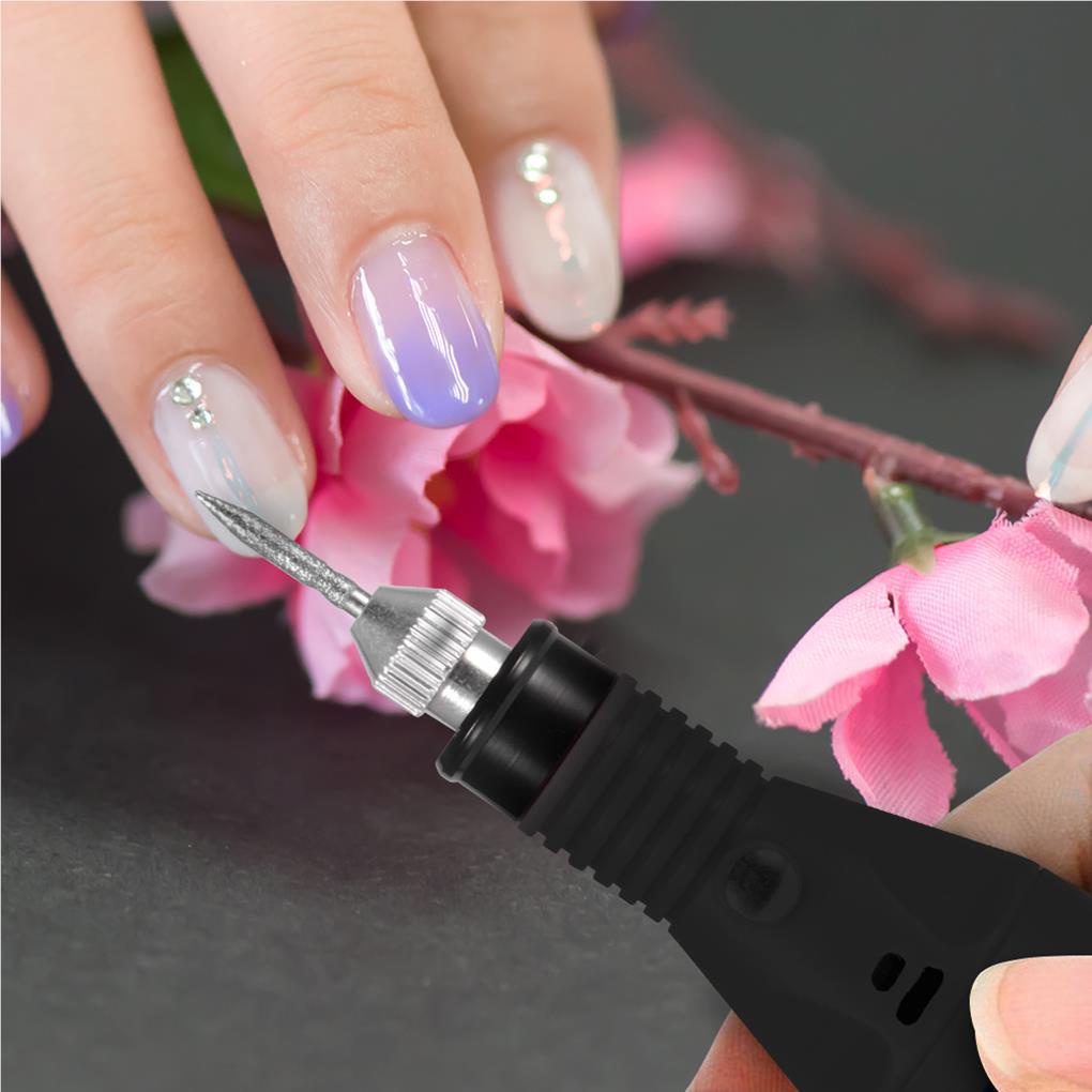Máy Mài Móng Tay Chuyên Nghiệp Tốc Độ Điều Chỉnh Được Kèm Sạc USB Tiện Dụng Cho Nữ