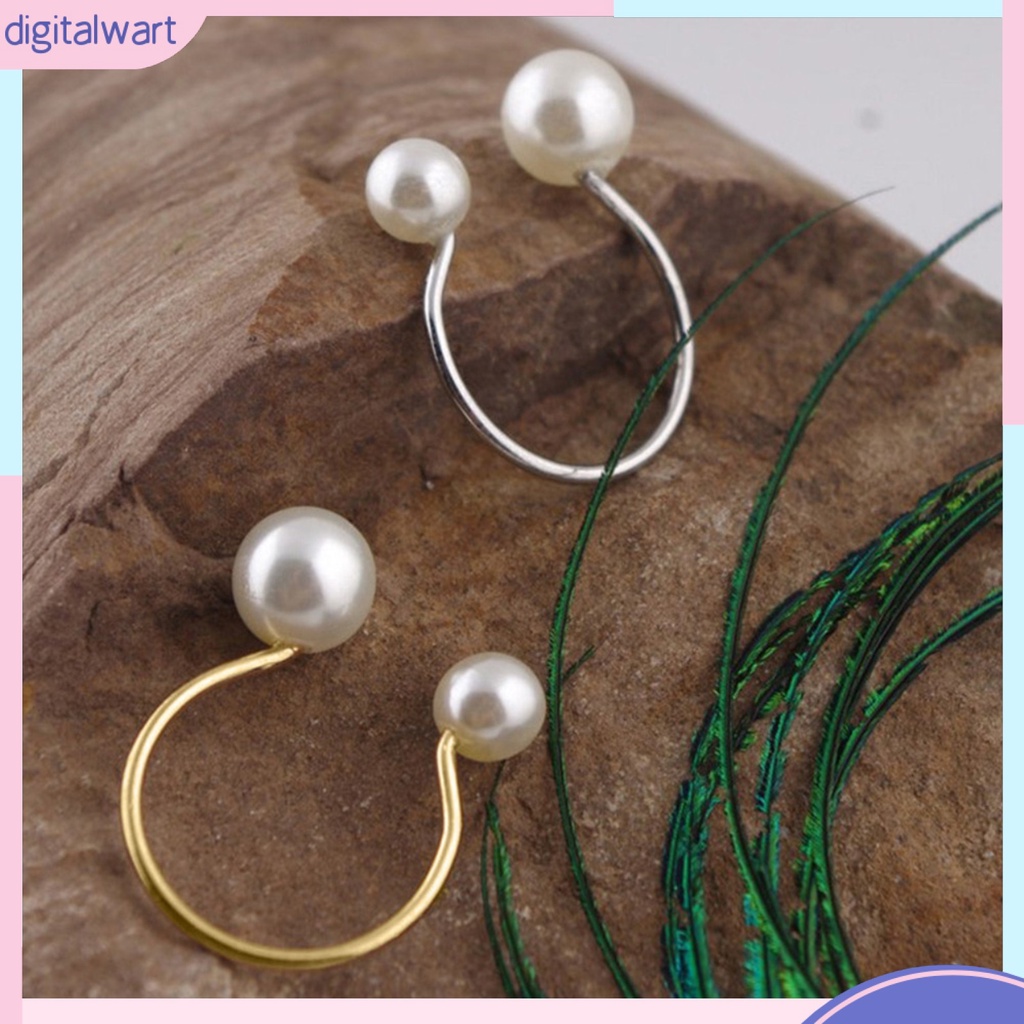 Nhẫn Nữ Đính Ngọc Trai Nhân Tạo Thời Trang