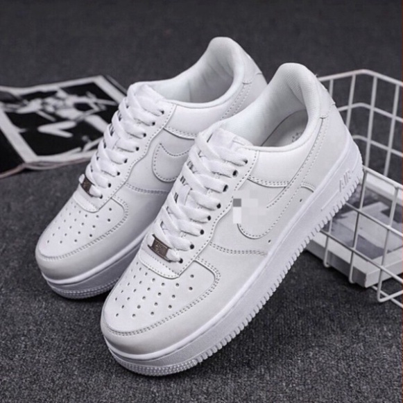 FREE SHIP Giày Thể Thao Nam Nữ - Giày Nike Air Trắng Full Box Bill