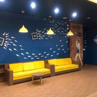 Cá gỗ trang trí cá gỗ decor chụp hình loại bé