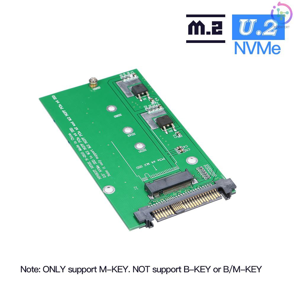 Thẻ chuyển đổi NVME sang NGFF M-KEY U.2 sang M.2 PCI-E giao diện PCI-E 4X nguồn SATA