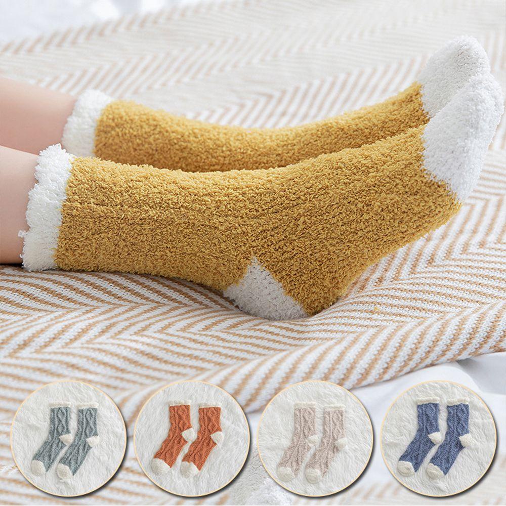 Vớ Nhung San Hô Mềm Mại Thoáng Khí Giữ Ấm Mùa Đông