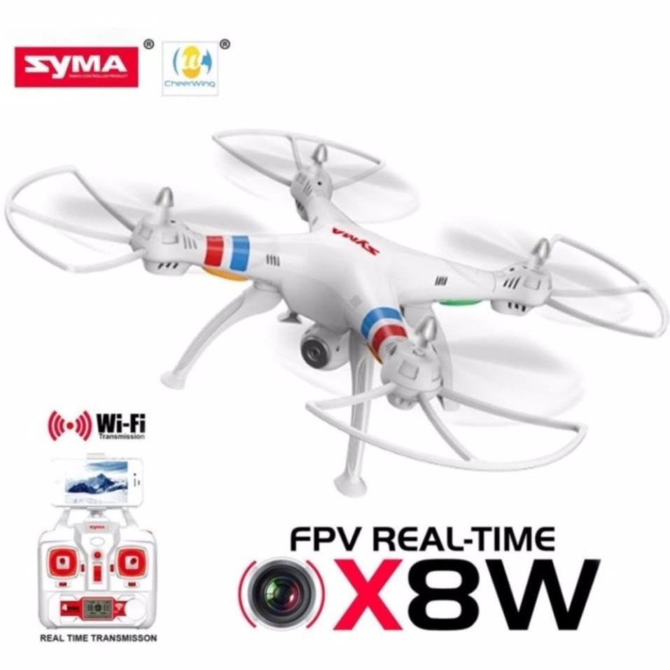 Máy bay điều khiển từ xa Drone SYMA X8W CamHD FPV Flycam Truyền Hình Trực Tiếp - STN