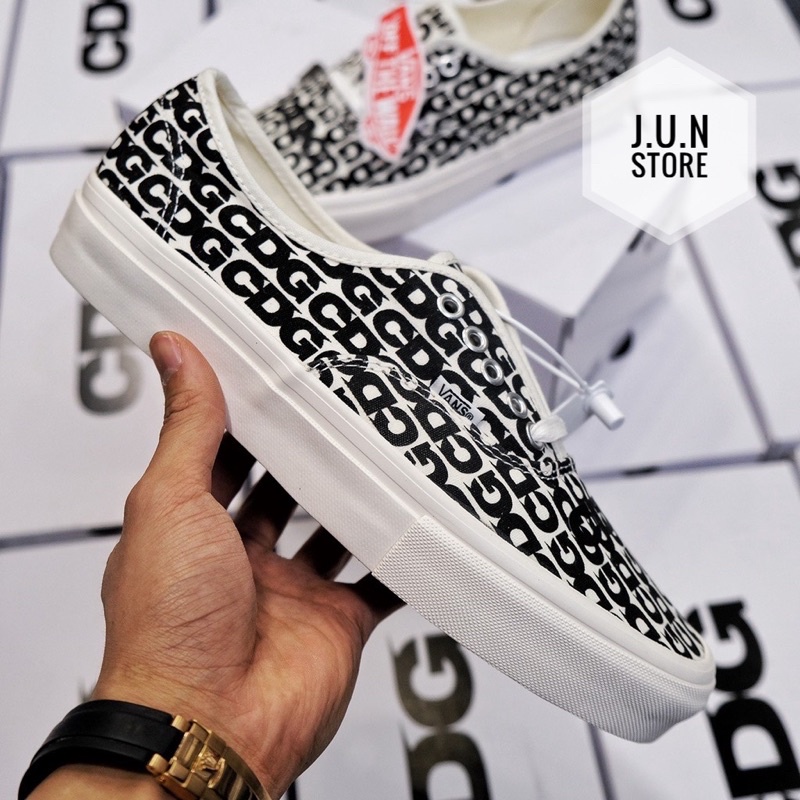 GIÀY VANS CHỮ CDG SC LÓT DA THẬT