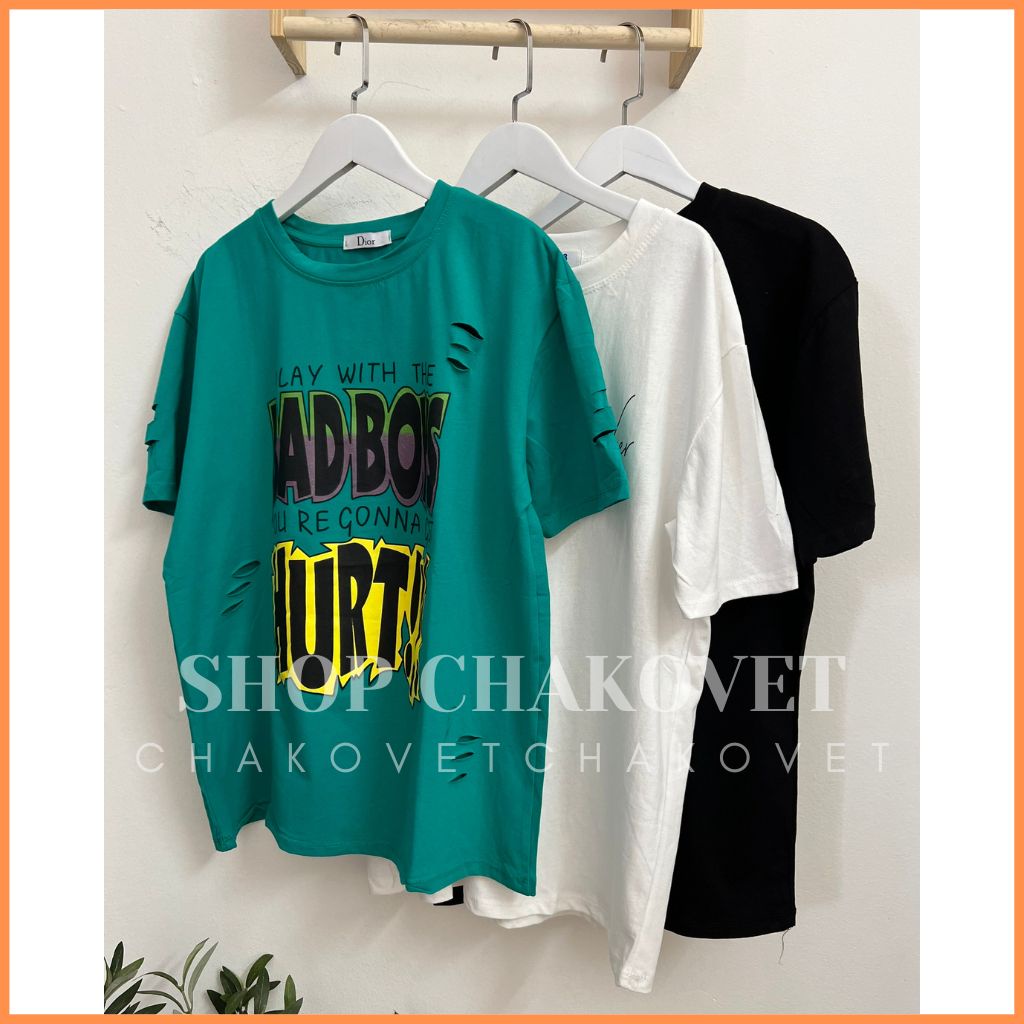 Áo thun tay lỡ Unisex A8241 Áo phông nam nữ Basic Tee oversize form rộng cực cá tính - CHAKOVET
