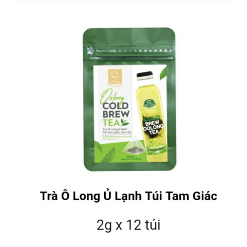 Trà ô long ủ lạnh túi tam giác Phúc Long - cold brew tea