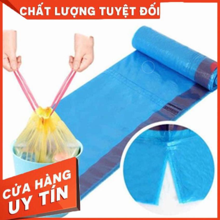 Cuộn 15 Túi Đựng Rác Có Dây Rút Tự Phân Hủy