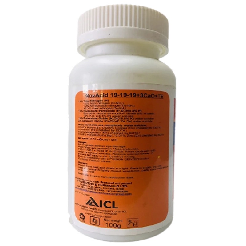 PHÂN BÓN NOVACID 19-19-19+3CaO+TE
