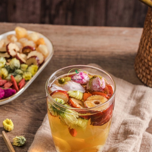 HOA CÚC VÀNG NỤ -Trà hoa thảo mộc Ato Đà Nẵng-trà ngủ ngon