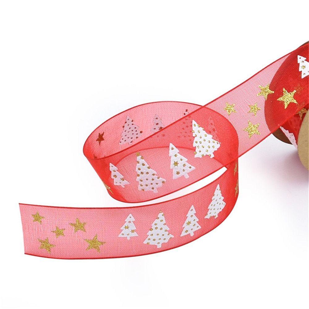 Cuộn Dây Ruy Băng Trang Trí Giáng Sinh 5 / 10M 25mm