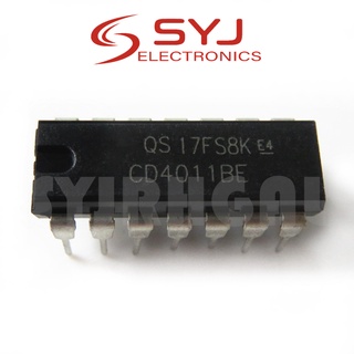10 cái cd4011be cd4011 dip-14 4011 quad 2-input nand gate ic còn hàng