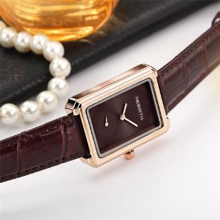 Đồng hồ nữ dây da mặt vuông thời trang