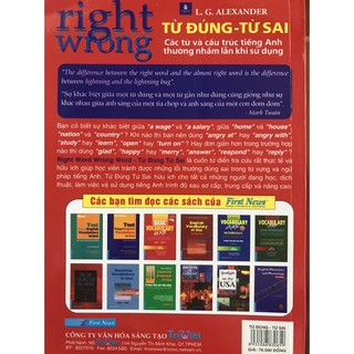 Sách - Từ Đúng - Từ Sai