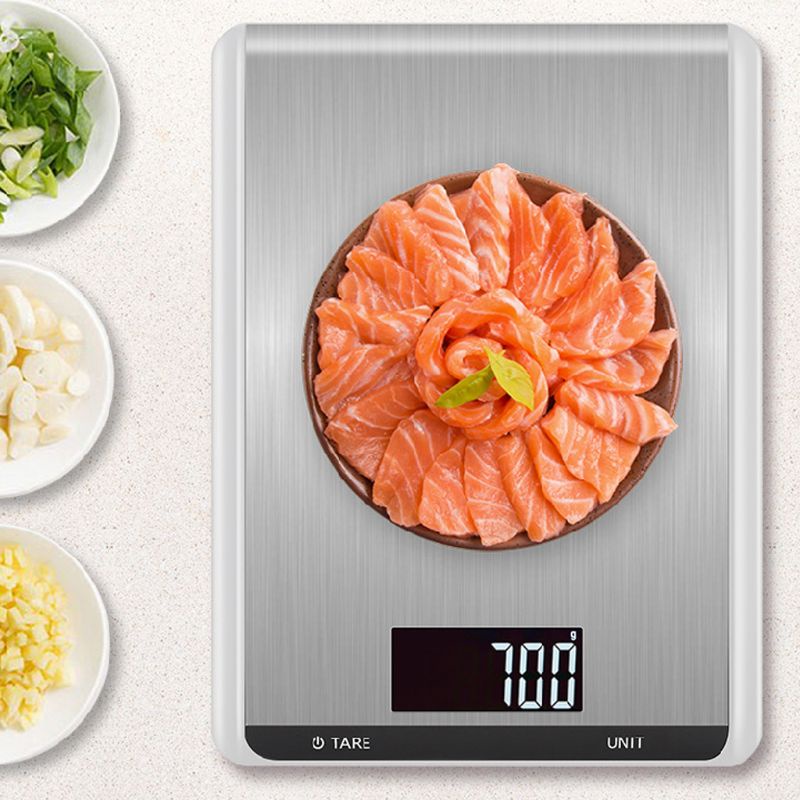 Cân Điện Tử Đo Grams &amp; Ounces Hỗ Trợ Giảm Cân Tiện Dụng Cho Nhà Bếp