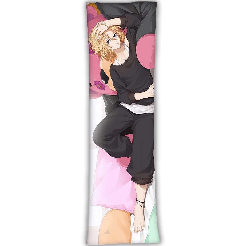 Vỏ Gối Sofa In Hình Anime Tokyo Revengers Dakimakura Manjiro Sano Kích Thước 60*180cm