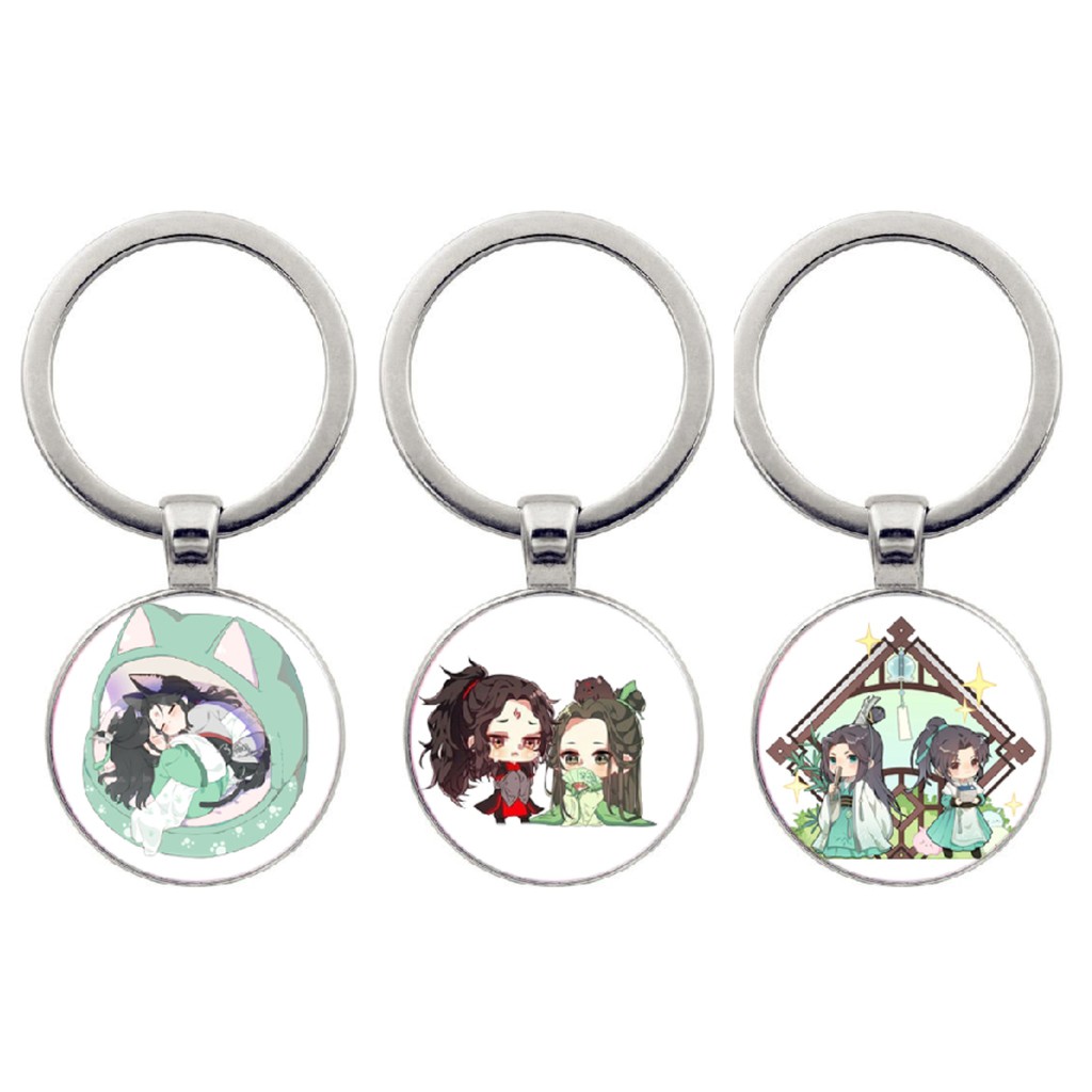 (KL25) Móc kim loại in hình HỆ THỐNG TỰ CỨU CỦA NHÂN VẬT PHẢN DIỆN chibi xinh xắn độc đáo