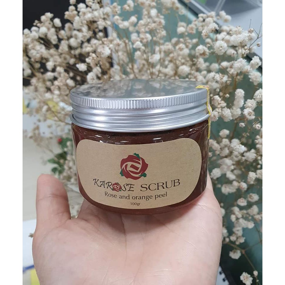 Rửa mặt tẩy da chết Karose scrub