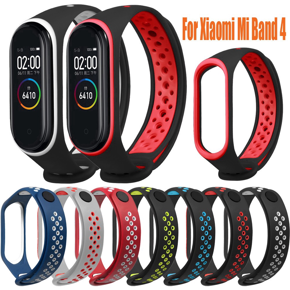 Dây Đeo Thay Thế Chất Liệu Silicon Thiết Kế Hình Avengers Cho for Xiaomi Mi Band 4