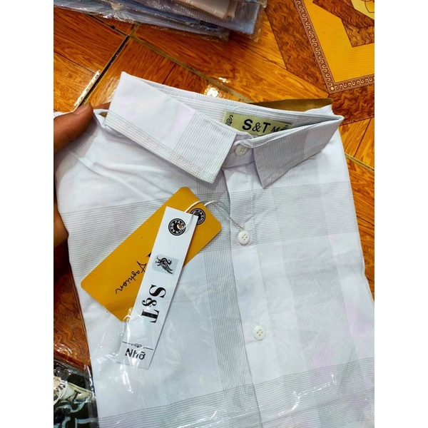 COMBO 3 Áo sơmi bé trai chất đẹp mặc đi học, đi chơi