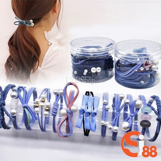 Dây buộc/ cột /kẹp tóc nữ 1 hộp 12 kiểu loại đẹp HÀN QUỐC - thegioiphukien