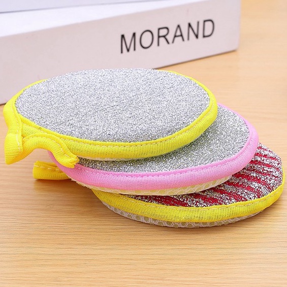 🍉Miếng rửa bát 2 mặt kết hợp cọ xoong nồi đa năng - Miếng Rửa Chén Bát Thông Minh DUASHOP.