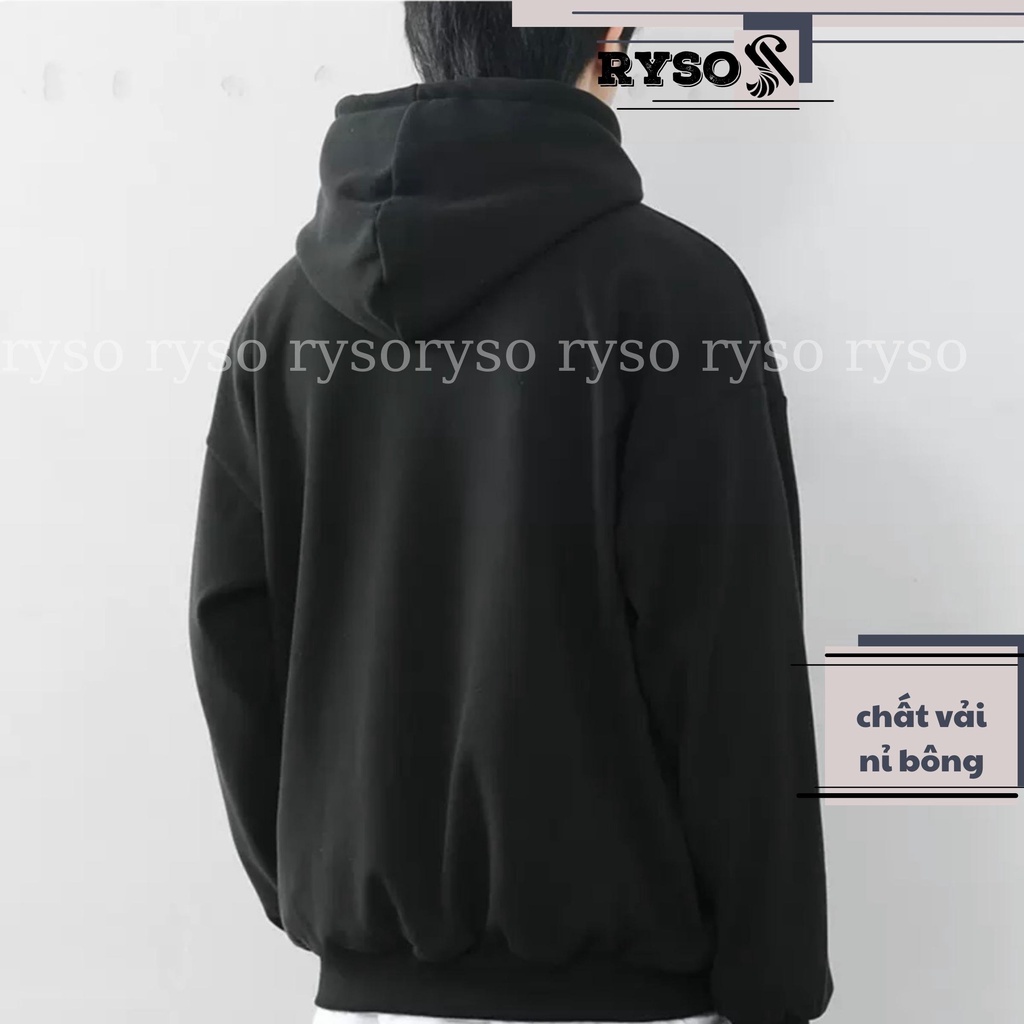 Áo khoác hoodie nỉ bông dày cao cấp BAN% SUNLIGH mặc cặp nam nữ giữ ấm tay phồng cá tính unisex nón 2 lớp