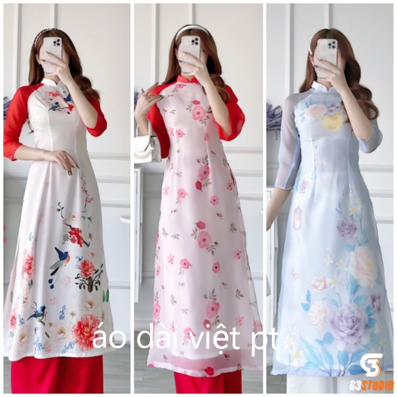 💕Siêu phẩm áo dài cách tân 4 tà cao cấp đẹp ảnh thật 100% hàng thiết kế giá sỉ😍
