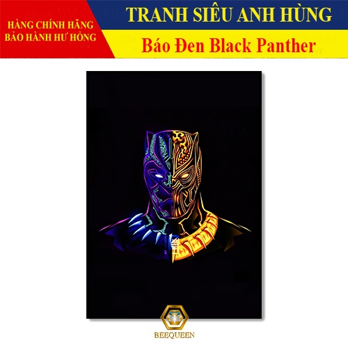 Tranh Trang Trí Siêu Anh Hùng Báo Đen - Tranh Treo Tường Báo Đen