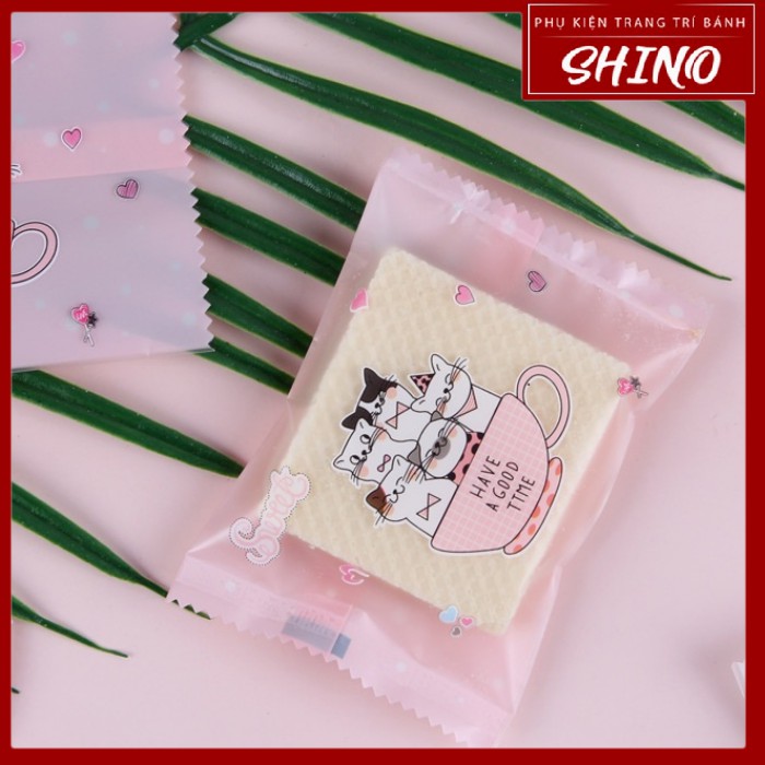 Túi bánh quy hàn miệng 7*10cm set 100 cái