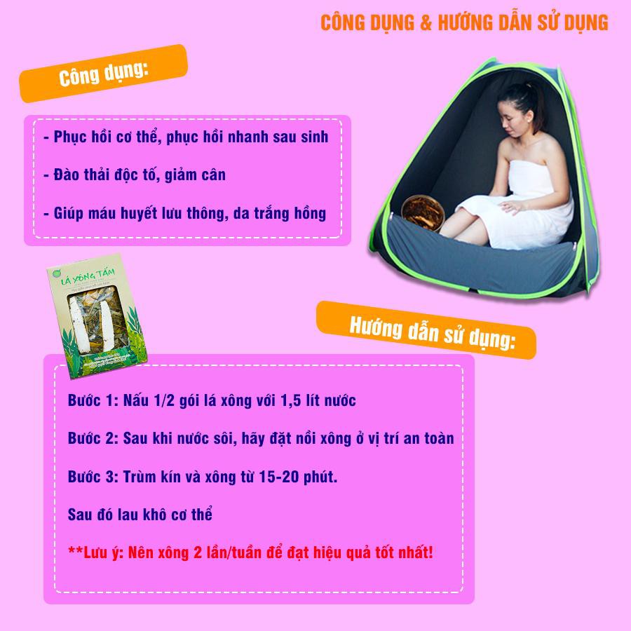 Combo 3 Hộp Lá xông tắm thảo dược Cung Đình - phục hồi sức khỏe sau sinh - Bảo nhiên / Làm Đẹp Cung Đình (Việt Nam)