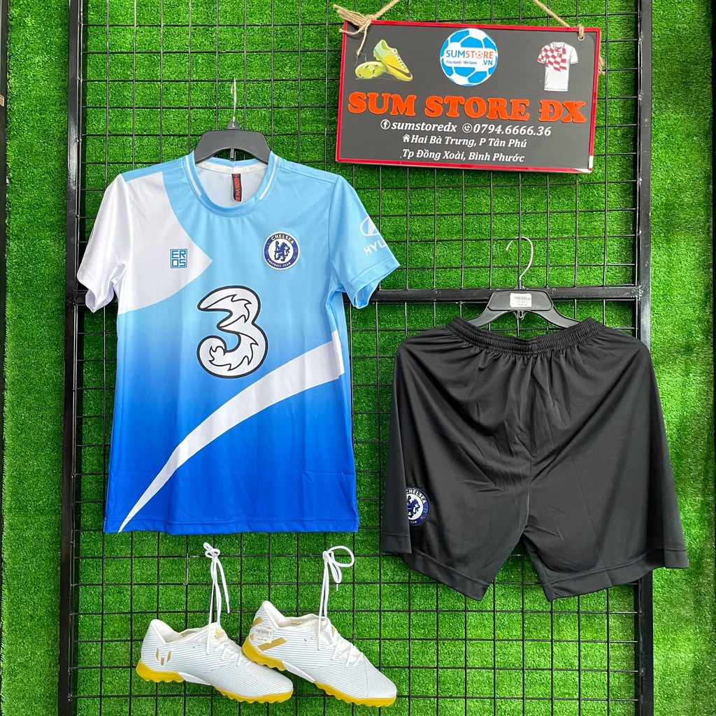 Áo Đá Banh Mẫu Đẹp Độc Lạ CLB Chelsea 08 ĐL–Đồ Bóng Đá,Thể Thao Nam Nữ Mẫu Mới