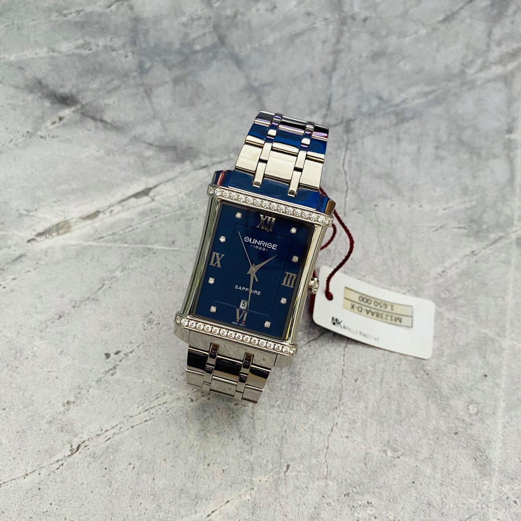 Đồng hồ Sunrise nam chính hãng Nhật bản M1238AA.D.X - kính saphire chống trầy - chốn