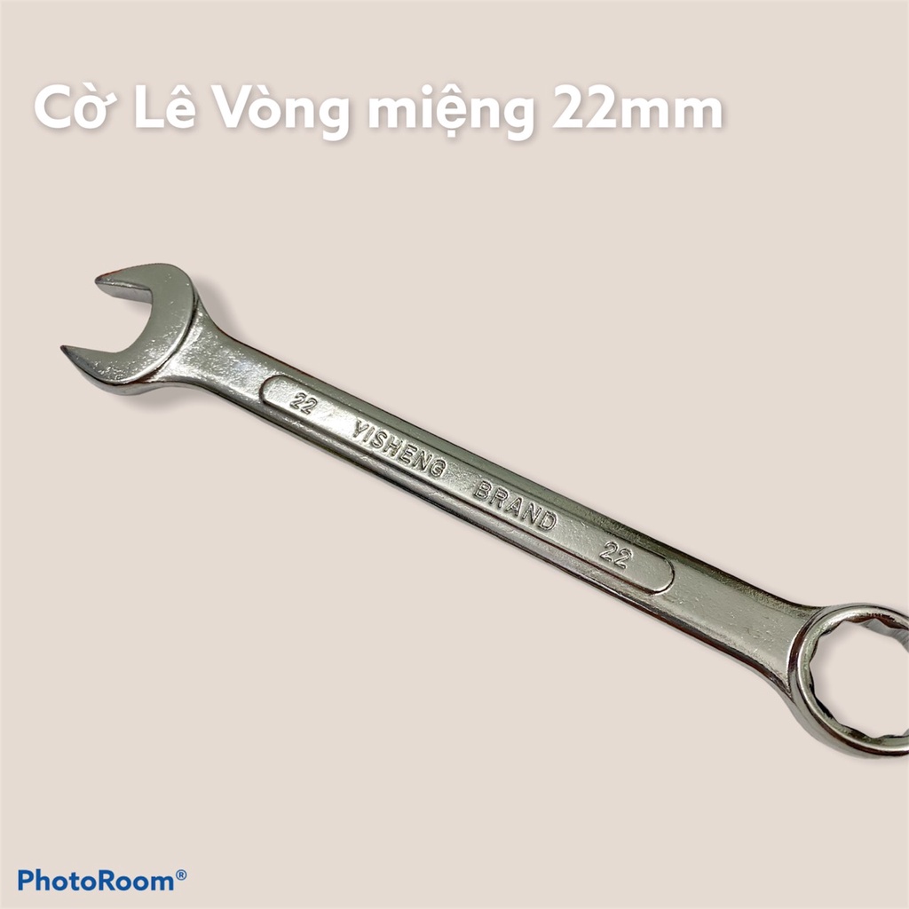 Cờ lê vòng miệng 22mm 2 đầu