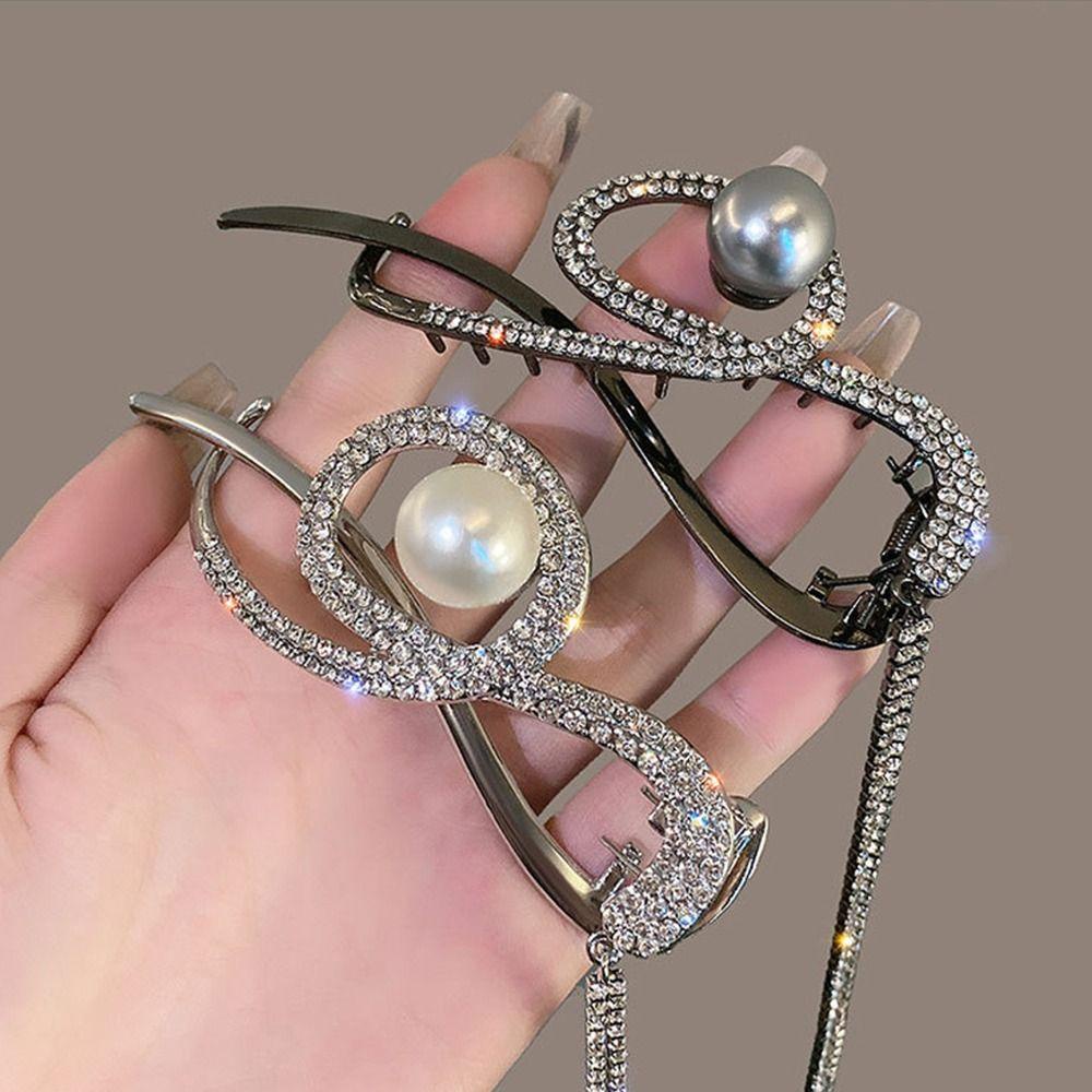 Kẹp Tóc Tua Rua Bất Đối Xứng Thời Trang Cho Nữ|Kẹp TóC BằNg HợP Kim