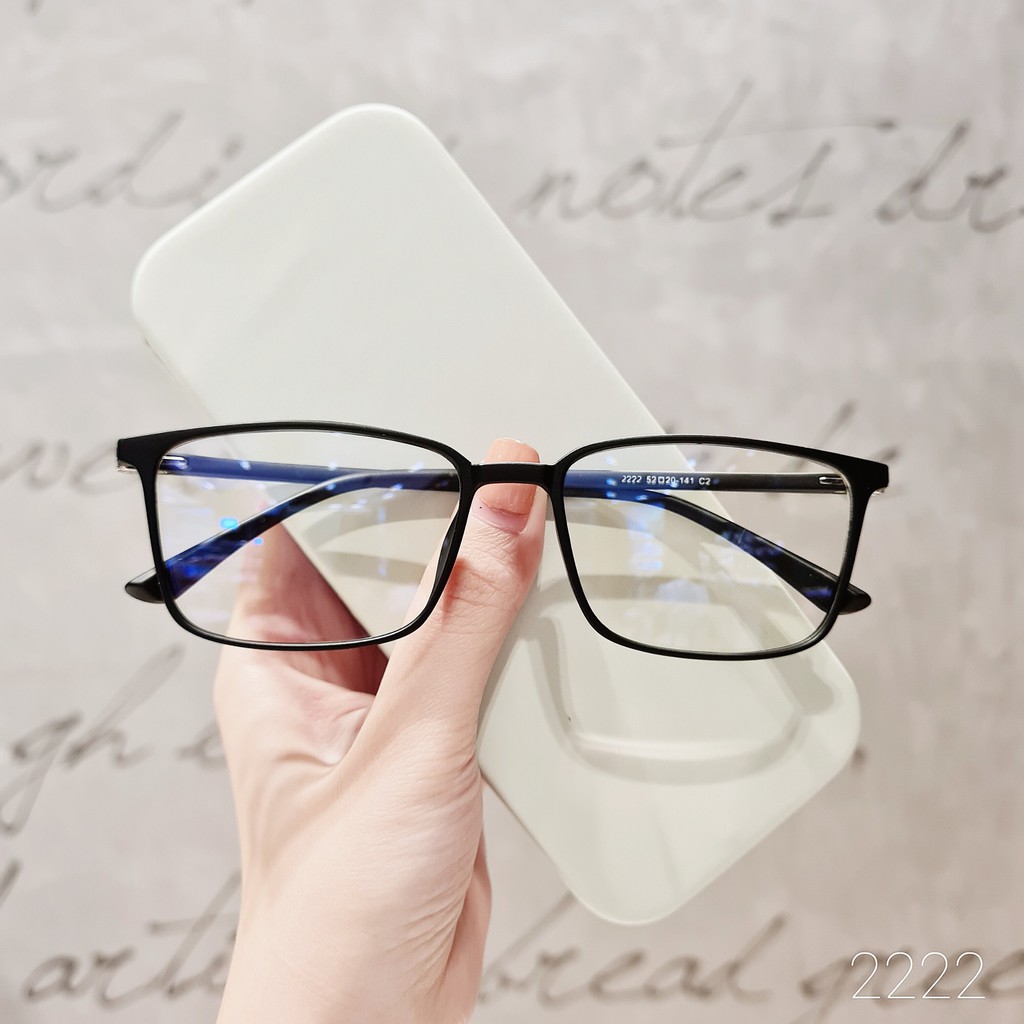 [Mã SKAMCLU7 giảm 10% cho đơn từ 0Đ] Gọng kính nam nữ Lilyeyewear nhựa dẻo, mắt vuông, nhiều màu Y2222 | BigBuy360 - bigbuy360.vn