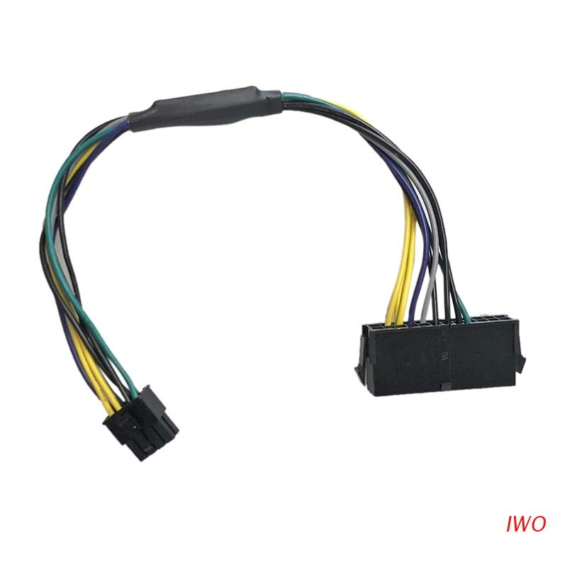 Dây Cáp Chuyển Đổi Nguồn 24 Pin Sang 8 Pin ATX PSU Cho Bo Mạch Chủ Dell Với Cổng 8 Pin