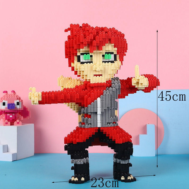 doraemon  Khối xây dựng Đồ chơi lắp ráp Pikachu nhân vật hoạt hình lớn 32CM gửi mô hình búa lắp ráp đồ chơi giáo dục