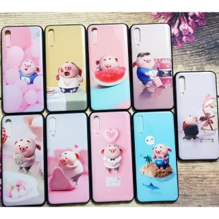 Ốp lưng Samsung A50 dẻo hình bóng chú heo 6D cực đẹp