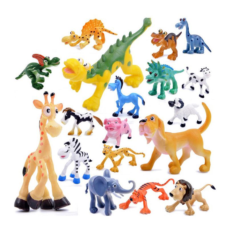 Mô hình khủng long động vật phiên bản hoạt hình vui nhộn