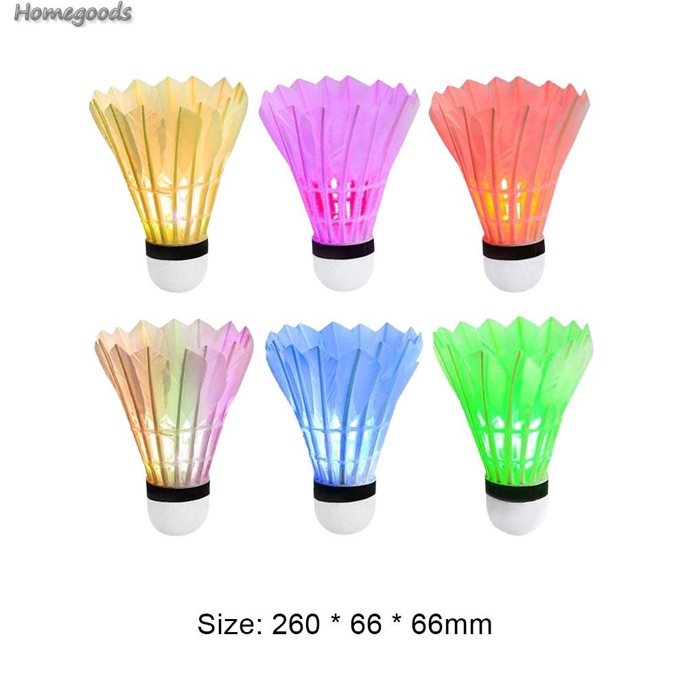 6 quả cầu lông có đèn Led tiện dụng