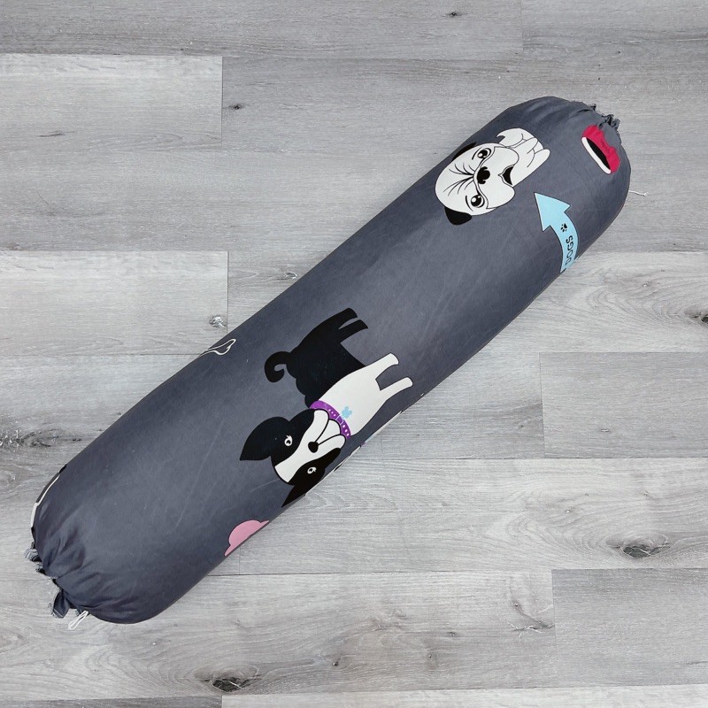 (Giá xưởng) Áo gối ôm, vỏ gối ôm loại to mẫu Chó Nâu bao gối dài poly cotton 30x100cm loại đẹp | BigBuy360 - bigbuy360.vn