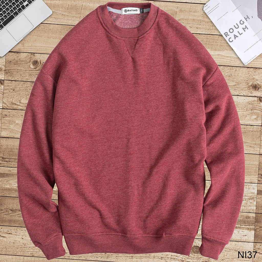 [Mã FASHIONMALLT4 giảm 15% tối đa 30K đơn 150k] Áo Thu Đông Vải Nỉ Bông Cao Cấp Thời Trang Batino