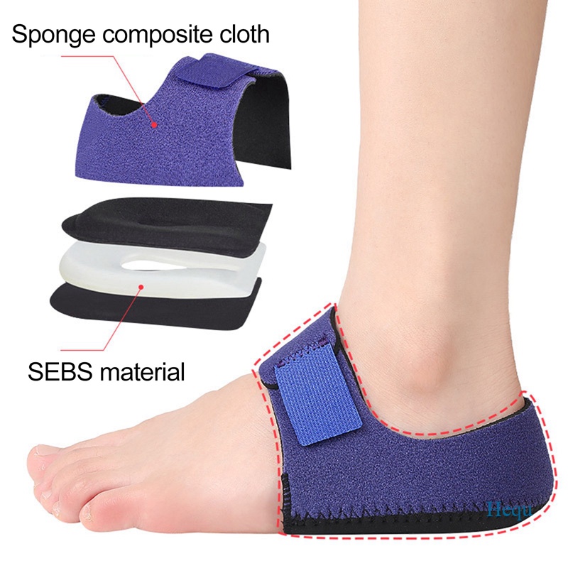 Set 2 Cặp Đệm Lót Gót Chân Hỗ Trợ Giảm Đau Chống Nứt Nẻ