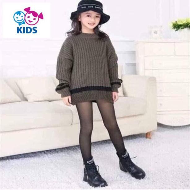 quần tất 3D lót nỉ cho bé gái size 3-6y, 6-9y, 9-12y (tương đương 10-32kg)