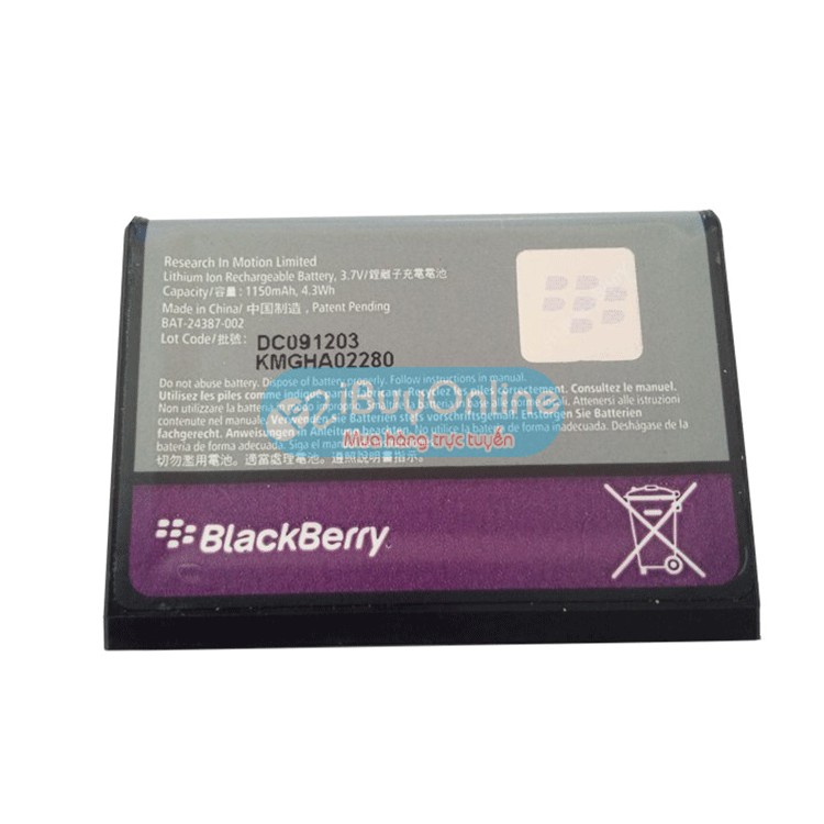 Pin cho BlackBerry Pearl 9100 / 9105 pin F-M1 chính hãng bảo hành 6 tháng