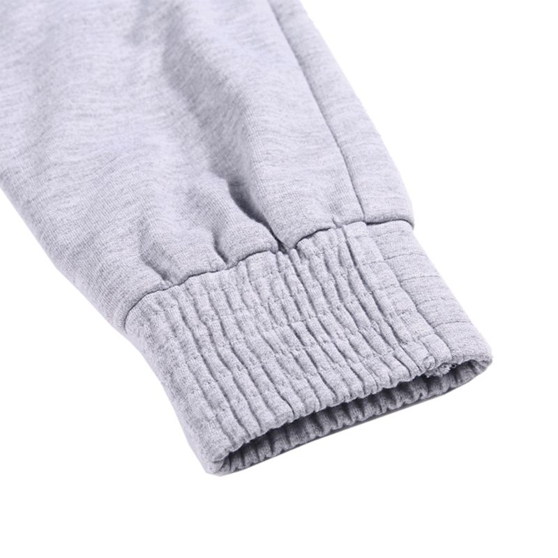 Bộ Áo Hoodie Croptop Màu Xám Nhạt Phối Quần Dài Thời Trang Mùa Thu 2019 Cho Nữ