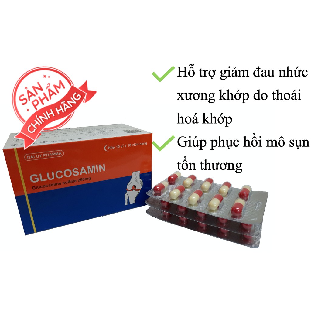 Mã bmlt35 giảm đến 35k đơn 99k glucosamin đại uy - hỗ trợ phục hồi xương - ảnh sản phẩm 2