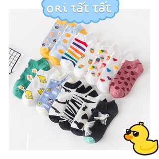 Vớ Cổ Ngắn Họa Tiết Bữa Sáng Ngộ Nghĩnh Dễ Thương - Ori Tất Tất