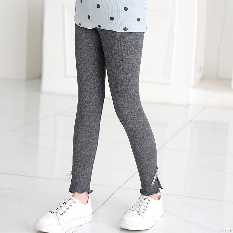 Quần Legging Đính Nơ Cho Bé Gái Từ 2-11 Tuổi